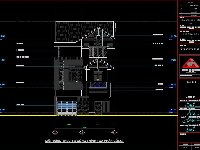 [CAD, SU] Biệt Thự 3 tầng 8.721x10.792m Full hạng mục kiến trúc, kết cấu, điện nước